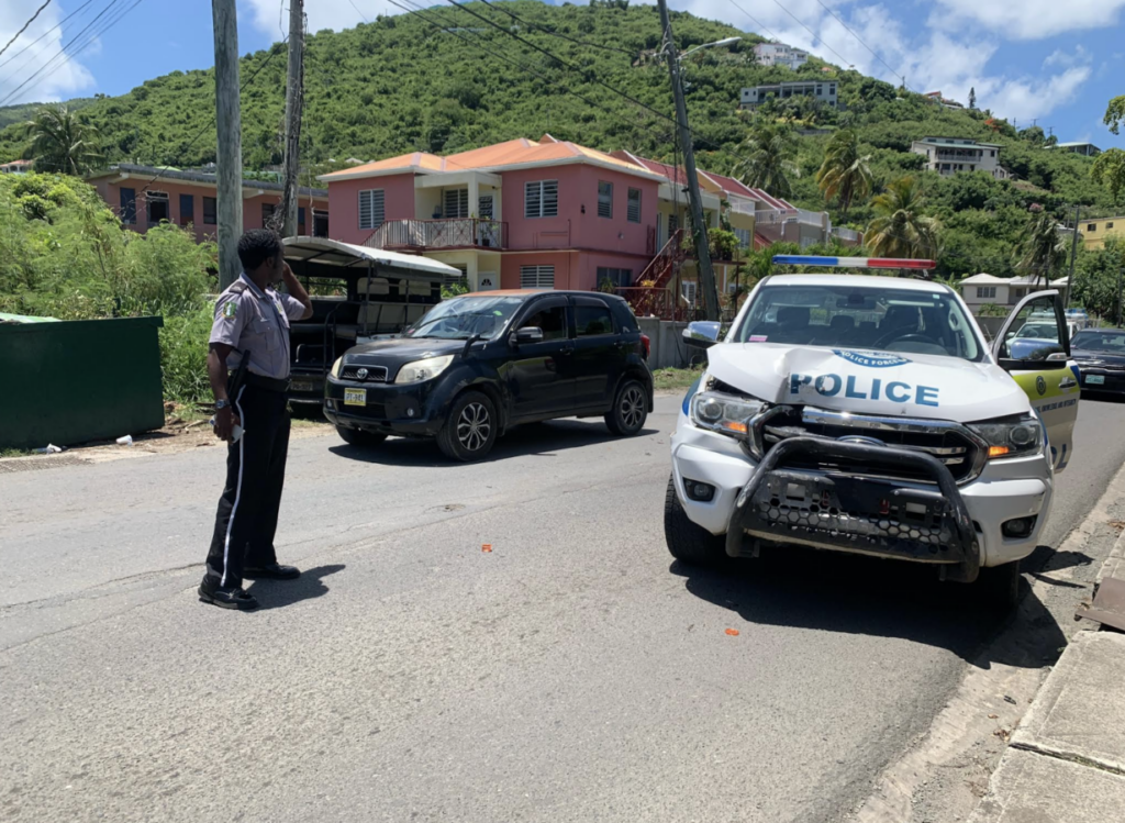 Police and civilian vehicle collide in Hannah’s